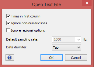 Can I import ASCII text files into LabChart? | ADInstruments